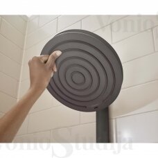 Hansgrohe Pulsify dušo sistema su termostatiniu maišytuvu juodos matinės spalvos 24241670