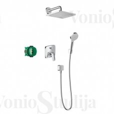 Hansgrohe potinkinė dušo sistema Crometta E chromo spalvos