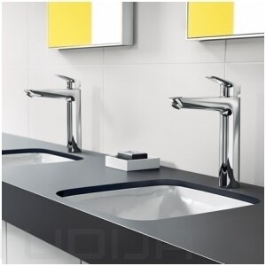 Hansgrohe Logis 190 paaukštintas praustuvo maisytuvas 1 Hansgrohe Logis 190 paaukštintas praustuvo maisytuvas 1