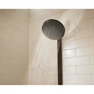 Hansgrohe Pulsify dušo sistema su termostatiniu maišytuvu juodos matinės spalvos 24241670 2