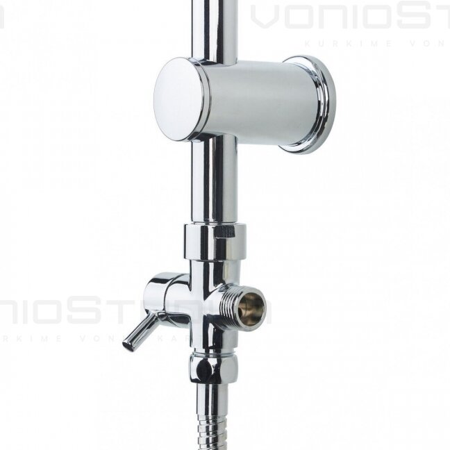 Hansgrohe Ecostat termostatinis dušo maišytuvas komplekte su dušo sistema MULTIPIPEHNEW 3 Hansgrohe Ecostat termostatinis dušo maišytuvas komplekte su dušo sistema MULTIPIPEHNEW 3