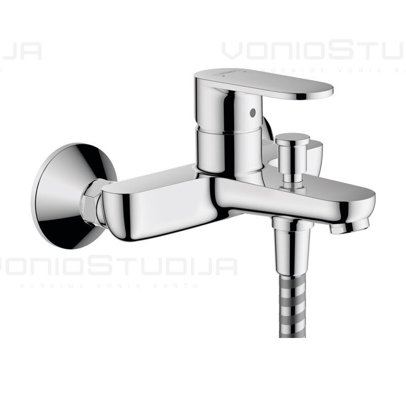 Hansgrohe vonios maišytuvo ir dušelio komplektas PULSIFY chromo spalvos 1
