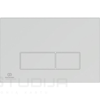 IDEAL STANDARD OLEAS M2 vandens nuleidimo mygtukas baltos spalvos IDEAL STANDARD OLEAS M2 vandens nuleidimo mygtukas baltos spalvos