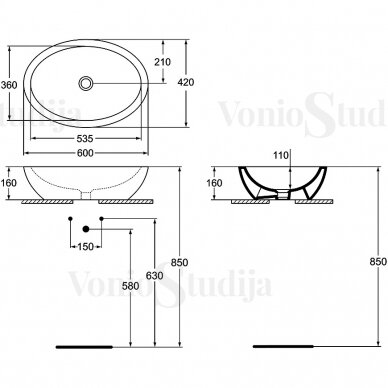 Ideal Standard Strada O pastatomas ant stalviršio praustuvas 600x420 2