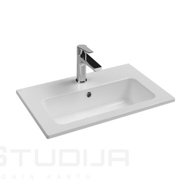 Įleidžiamas keraminis praustuvas Isvea Sistema 60x36 cm Įleidžiamas keraminis praustuvas Isvea Sistema 60x36 cm