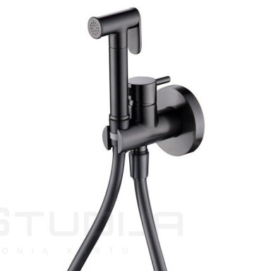 Imex Munich potinkinis bidė maišytuvas grafito gunmetal PVD spalvos Imex Munich potinkinis bidė maišytuvas grafito gunmetal PVD spalvos