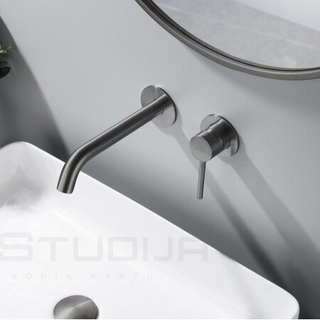 BlueWater Boston potinkinis praustuvo maišytuvas gunmetal spalvos BOS-BPU.110 2
