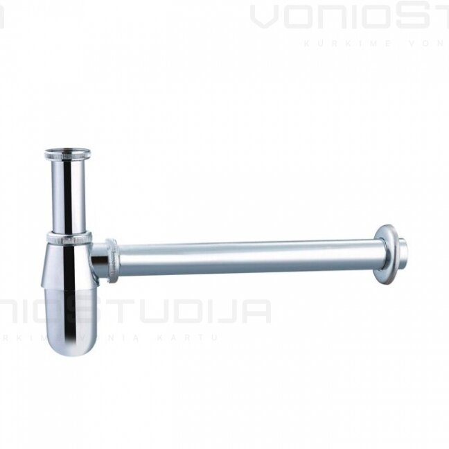 Imex chromo spalvos sifonas praustuvui SCL001