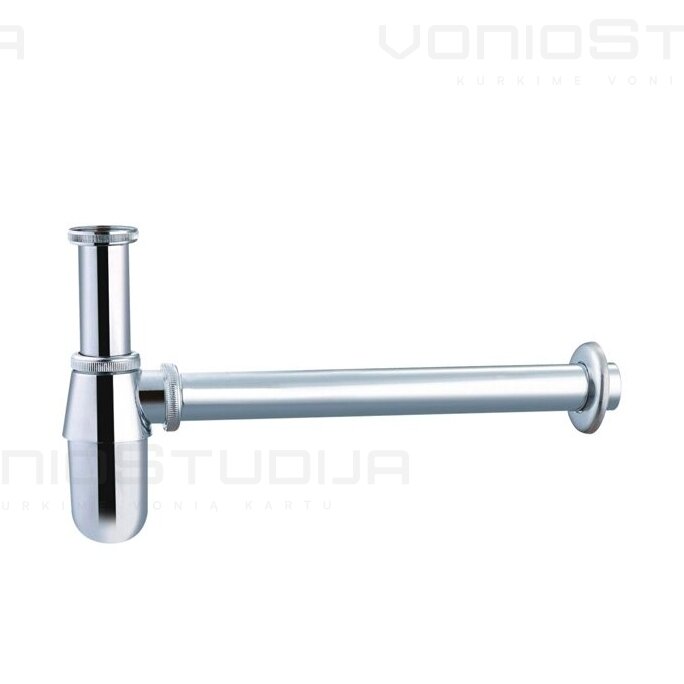 Imex chromo spalvos sifonas praustuvui SCL001 Imex chromo spalvos sifonas praustuvui SCL001