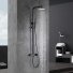 Imex Suecia virštinkinė dušo sistema juodos matinės spalvos