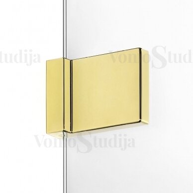 Dešininė vonios sienelė HOWEL aukso spalvos detalės 100cm 1