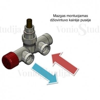 Juodas kampinio termostato VARIO TERM Unico komplektas su jungtimis ir pilna apdaila 2