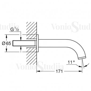 Grohe Atrio snapas 13139003 chromo spalvos 1