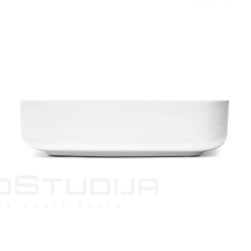 Baltas pastatomas praustuvas SAT Infinitio  50x39 cm 3