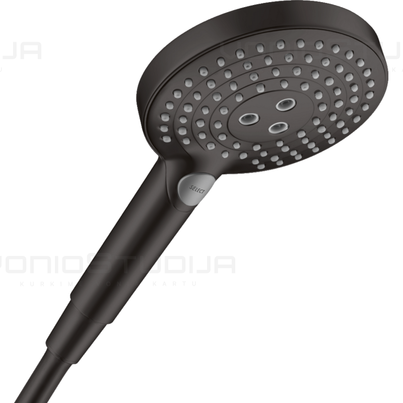 Hansgrohe juoda potinkinė termostatinė dušo sistema 3
