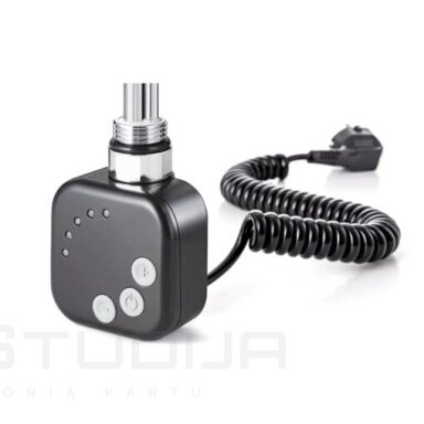 Kaitinimo elementas džiovintuvui HeatQ HEC1.0 juodas su spiraliniu laidu 300W Kaitinimo elementas džiovintuvui HeatQ HEC1.0 juodas su spiraliniu laidu 300W
