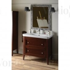Klasikinio stiliaus vonios spintelė Sapho Cross 90x50 cm raudonmedžio spalvos