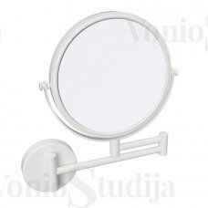 Kosmetinis veidrodis Sapho X-ROUND baltas