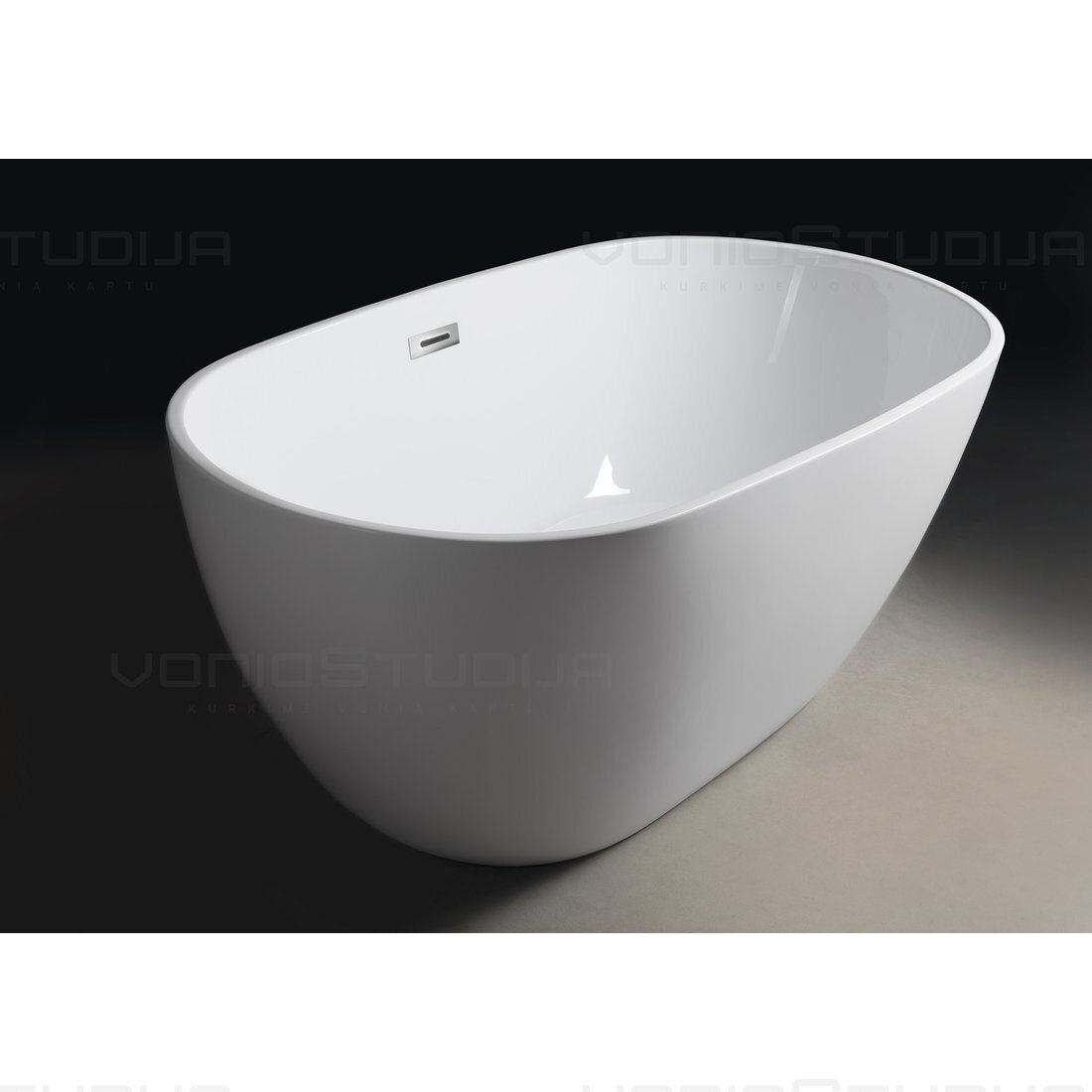 Laisvai pastatoma akrilinė vonia Douro 150x82 cm 4 Laisvai pastatoma akrilinė vonia Douro 150x82 cm 4