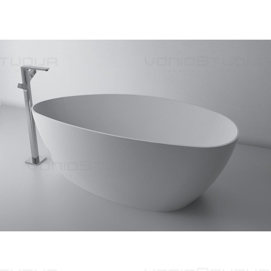 Lieto akmens vonia ELIPSIE 1570x700mm 4 Lieto akmens vonia ELIPSIE 1570x700mm 4