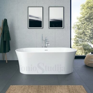 Laisvai pastatoma akrilinė vonia Duravit DuraSenja 170x80 cm
