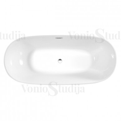 Laisvai pastatoma akrilinė vonia Douro 1800x815mm 4