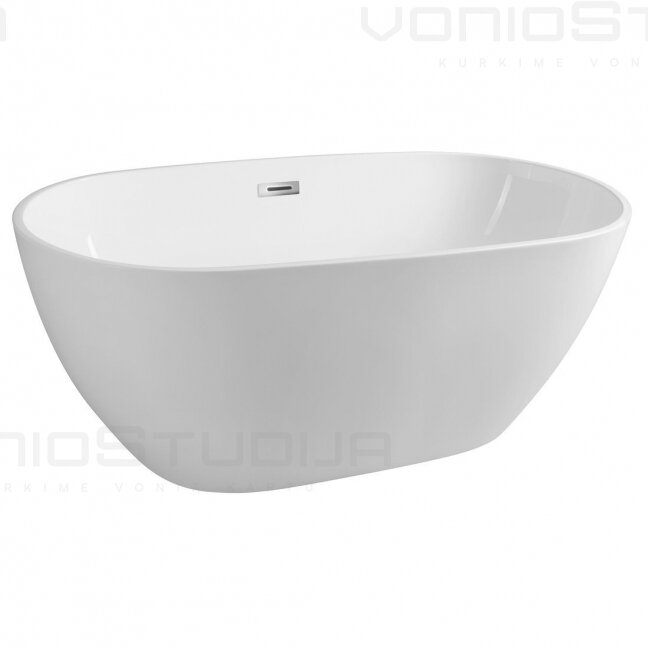 Laisvai pastatoma akrilinė vonia Douro 150x82 cm Laisvai pastatoma akrilinė vonia Douro 150x82 cm