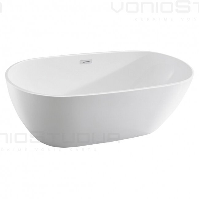 Laisvai pastatoma akrilinė vonia Douro 1800x815mm Laisvai pastatoma akrilinė vonia Douro 1800x815mm