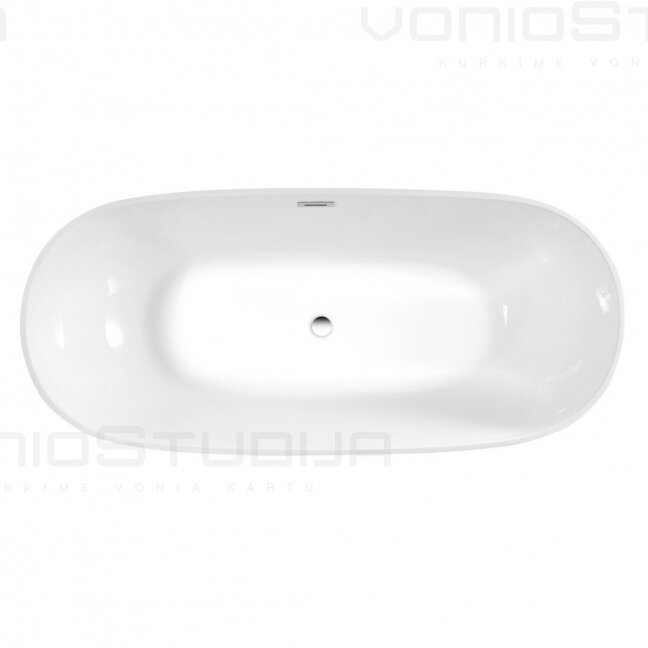 Laisvai pastatoma akrilinė vonia Douro 1800x815mm 4