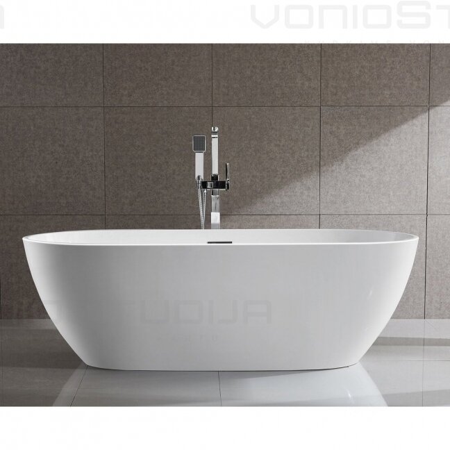 Laisvai pastatoma akrilinė vonia Douro 1800x815mm 3 Laisvai pastatoma akrilinė vonia Douro 1800x815mm 3