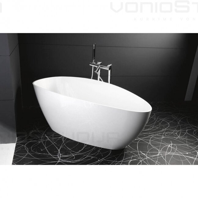 Lieto akmens vonia ELIPSIE 1570x700mm 2 Lieto akmens vonia ELIPSIE 1570x700mm 2