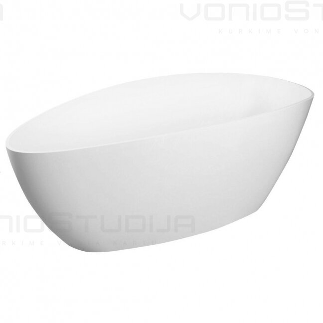 Lieto akmens vonia ELIPSIE 1570x700mm Lieto akmens vonia ELIPSIE 1570x700mm