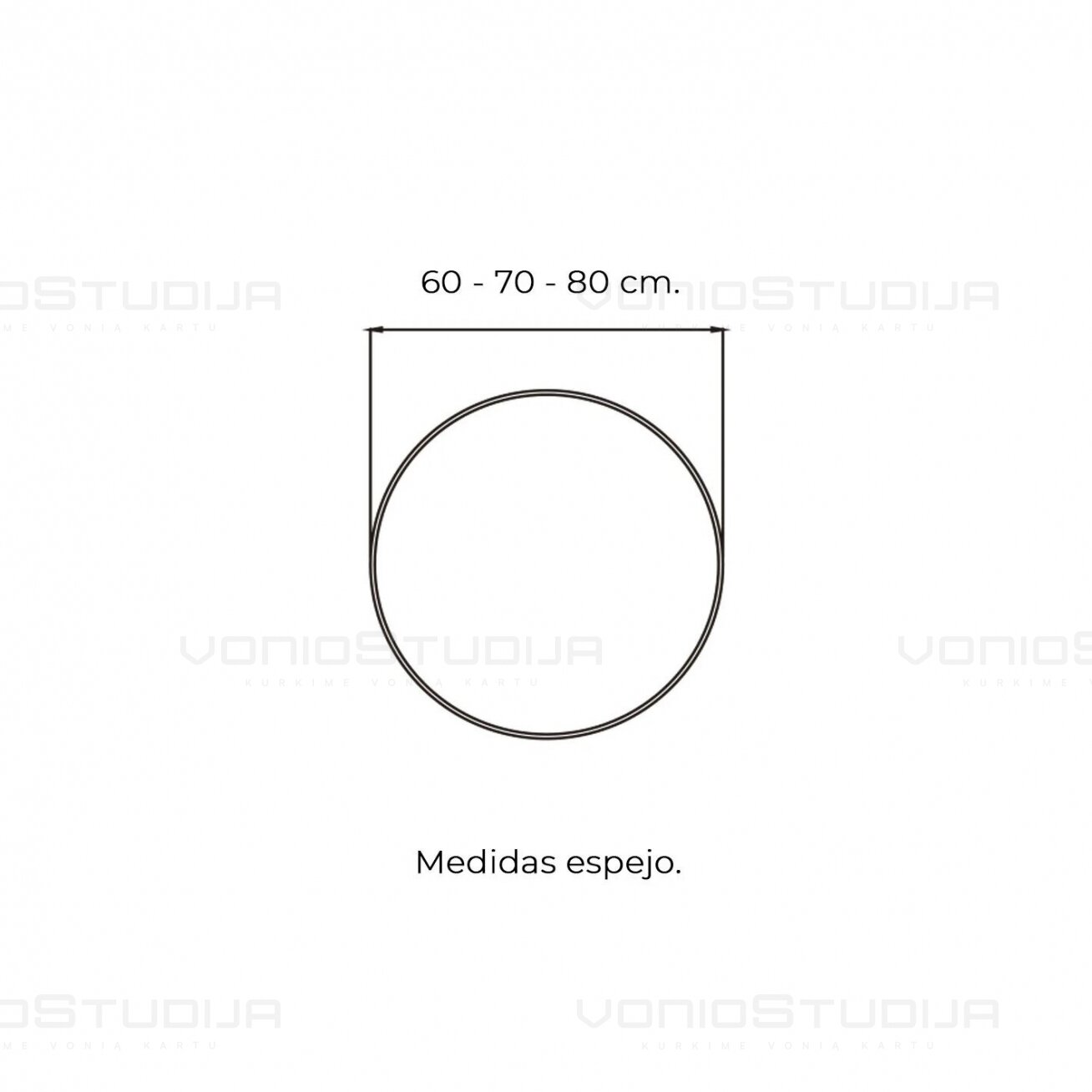 LEDIMEX Fun veidrodis juodu rėmu su Led apšvietimu 60 cm 3 LEDIMEX Fun veidrodis juodu rėmu su Led apšvietimu 60 cm 3