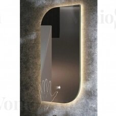 LEDIMEX CARDIFF veidrodis su Led apšvietimu ir sensoriniu jungikliu 60x110 cm