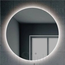 LEDIMEX Lisboa veidrodis su galiniu LED apšvietimu bei šildomu kilimėliu 70cm