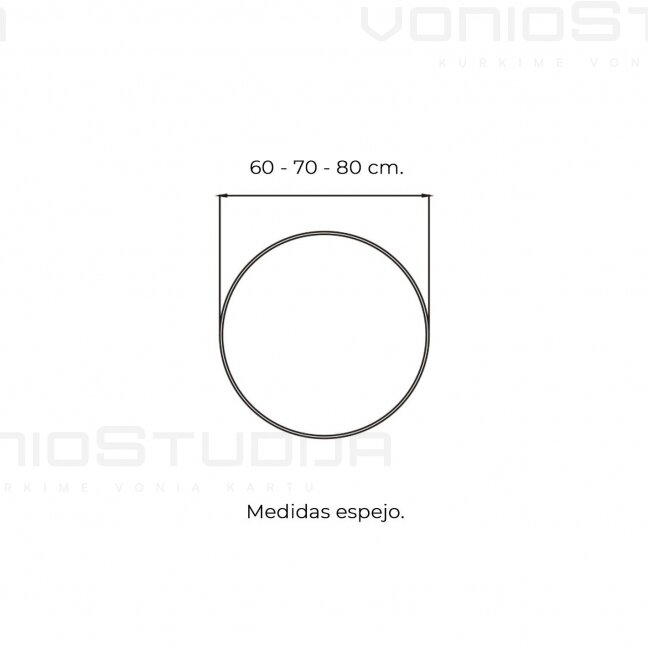 LEDIMEX Fun veidrodis juodu rėmu su Led apšvietimu 60 cm 3 LEDIMEX Fun veidrodis juodu rėmu su Led apšvietimu 60 cm 3