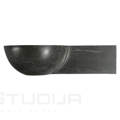 Mažas akmeninis praustuvas Sapho BLOK 40x10x23 cm