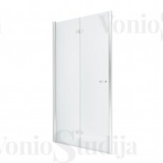 New SOLEO durys į nišą 120x195 cm skaidrus stiklas kairiosios