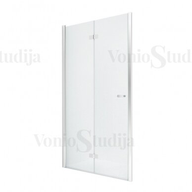 New SOLEO durys į nišą 90x195 cm skaidrus stiklas kairiosios 1