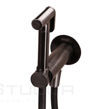 Progresyvinis bidė maišytuvas Bruma ELO Gunmetal PVD spalvos Progresyvinis bidė maišytuvas Bruma ELO Gunmetal PVD spalvos