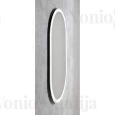 Ovalus veidrodis su led apšvietimu PARGA LED 60x100 cm