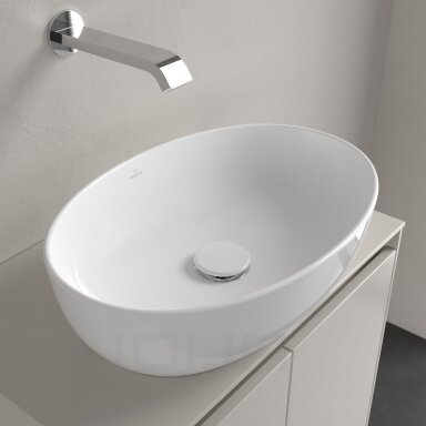 Villeroy&Boch Artis 49x33cm su CeramicPlus danga, pastatomas praustuvas 438848R1 Villeroy&Boch Artis 49x33cm su CeramicPlus danga, pastatomas praustuvas 438848R1