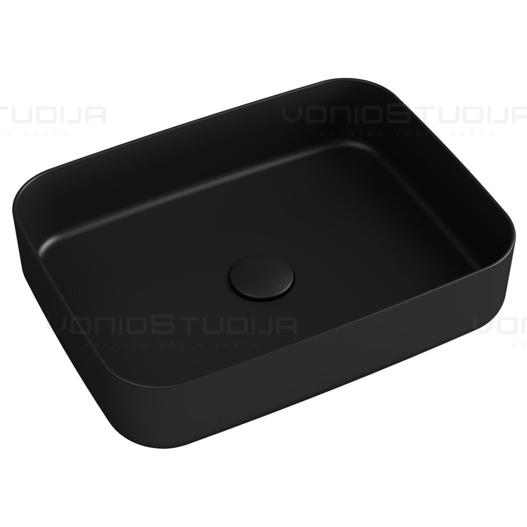 Pastatomas praustuvas Infinity Rectangle su click-clack dugno vožtuvu Pastatomas praustuvas Infinity Rectangle su click-clack dugno vožtuvu