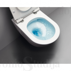 Pakabinamas klozetas GSI PURA SWIRLFLUSH® COMPACT su lėtaeigiu Easy Take dangčiu