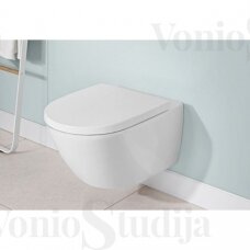 Villeroy & Boch Subway 3.0 TwistFlush pakabinamas wc su lėtaeigiu dangčiu