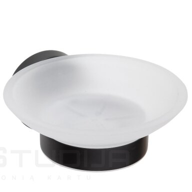 Pakabinama muilinė Sapho X-ROUND BLACK Pakabinama muilinė Sapho X-ROUND BLACK