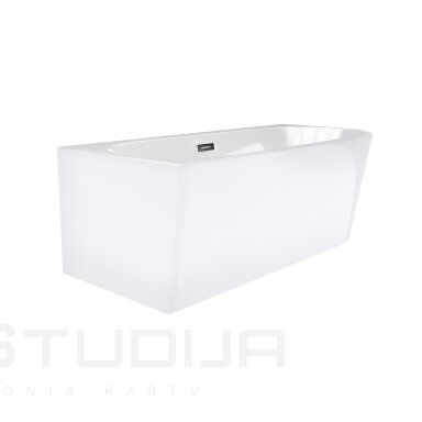 Pastatoma į kampą vonia Corsan Intero E240 Intero 160x74cm kairinė, gunmetal sifonas
