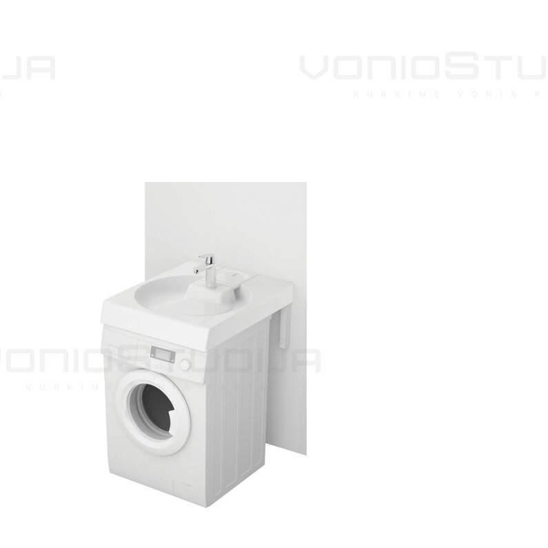 PAA akmens masės praustuvas Claro Grande 600x750 mm 3
