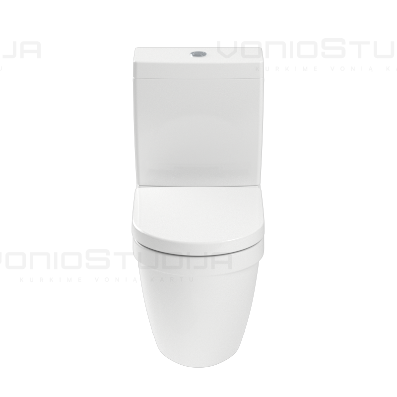 Pastatomas klozetas Villeroy&Boch Architectura Direct Flush su dangčiu 2