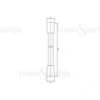 Potinkinė termostatinė Vonios sistema Omnires Fresh chromo spalvos 6